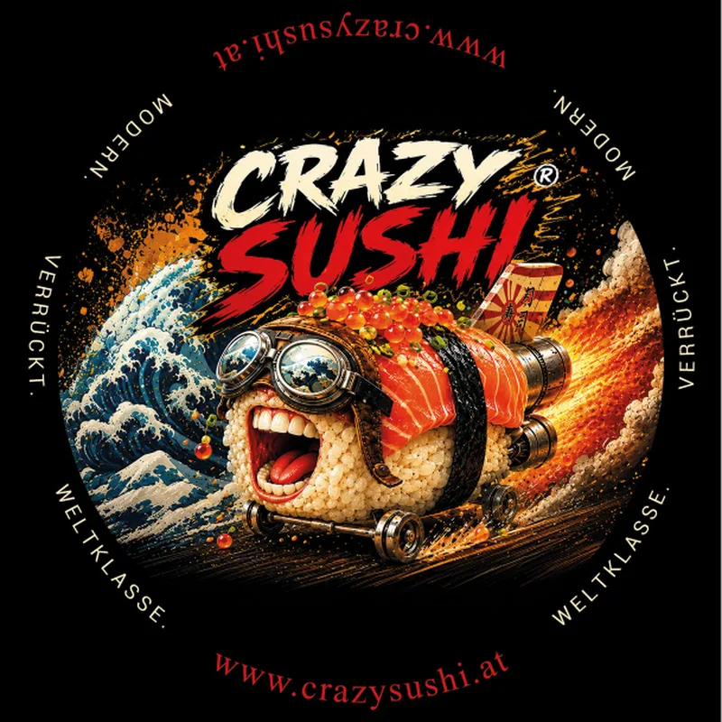 Crazy Sushi Bierdeckel