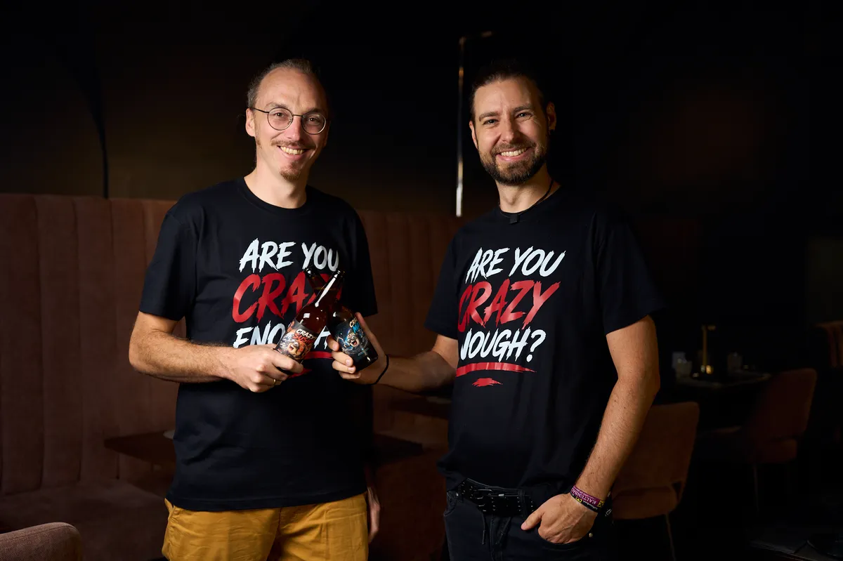 Die Brauer Tom Winkler und Harry Kristen